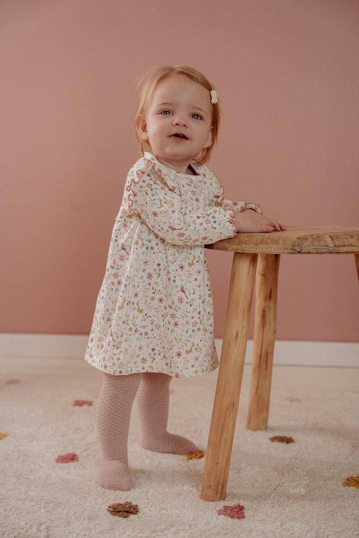 Fairy Garden long-sleeved dress | Little Dutch