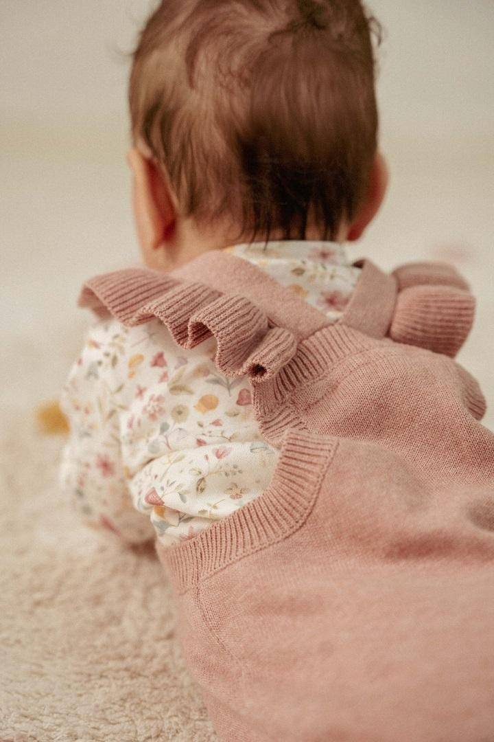 Knitted Romper Fairy Pink | Little Dutch