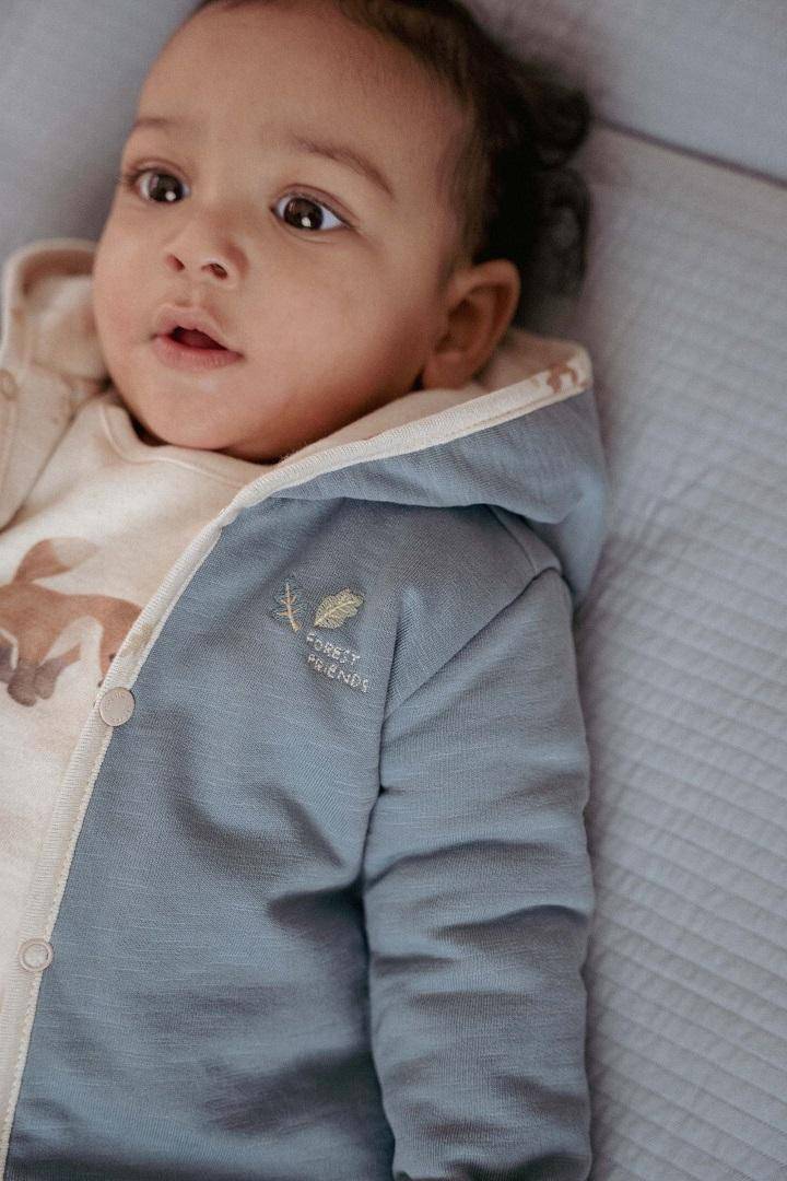 Reversible jacket Stone Blue | Little Dutch