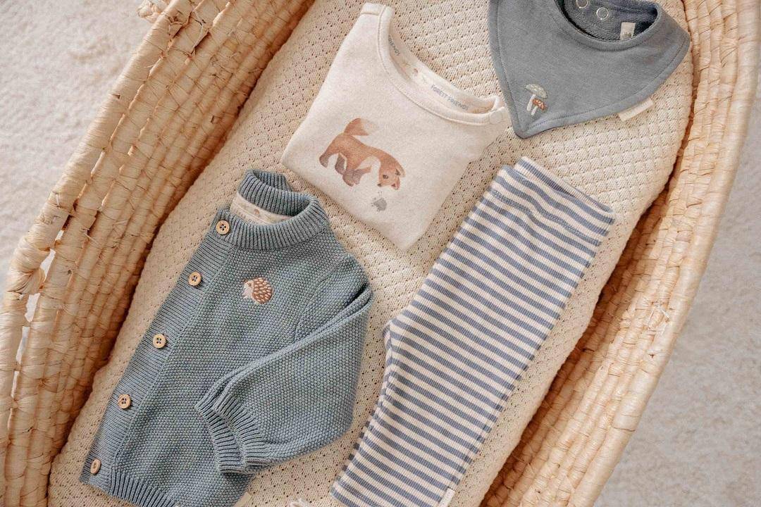 Baby Blue Cardigan | Little Dutch