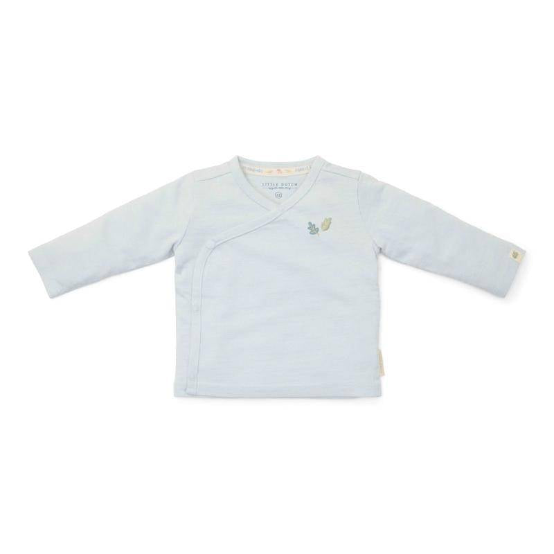 T-shirt wrap long sleeves Baby Blue | Little Dutch