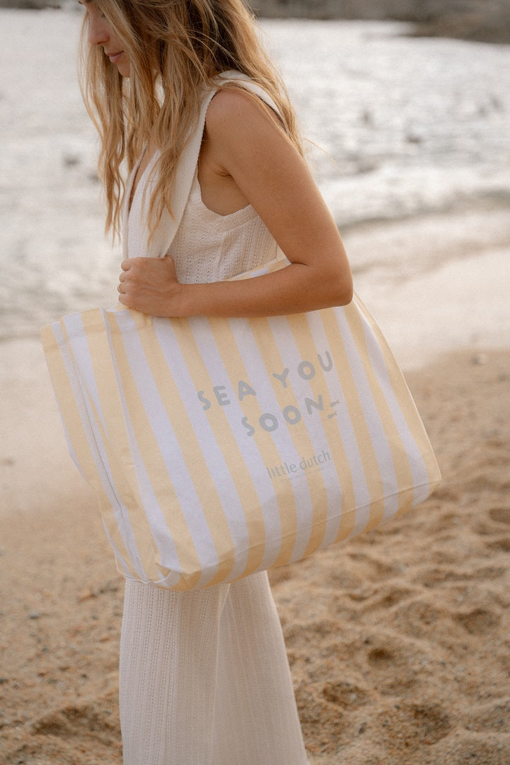 Beach bag Beach Sunny Yellow | Little Dutch