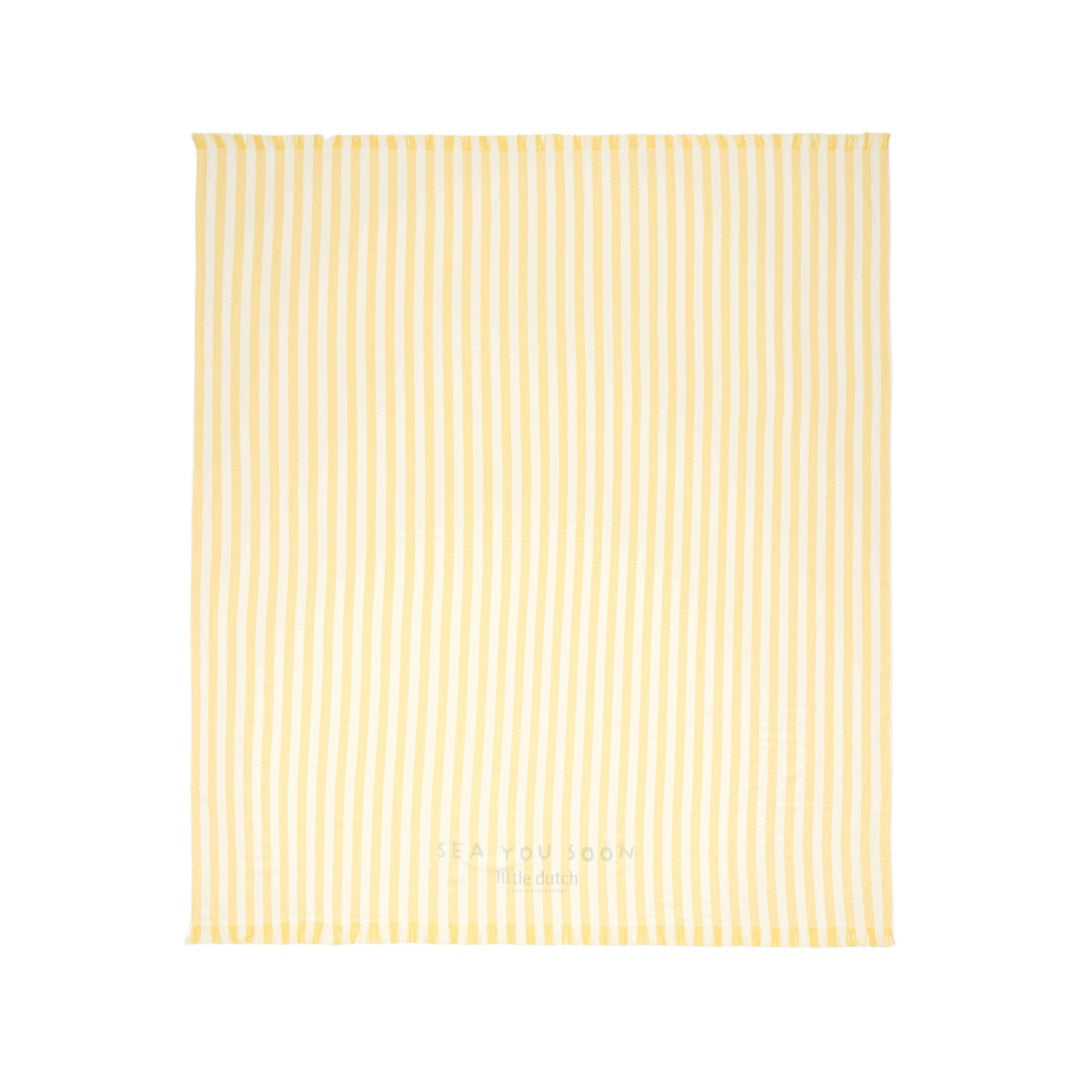 Bath Towel Beach Sunny Yellow | Little Dutch