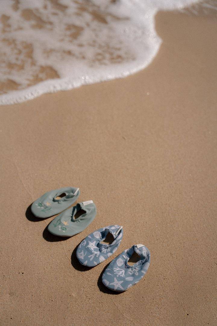 Swimming shoes Seashells Surf Blue | Little Dutch