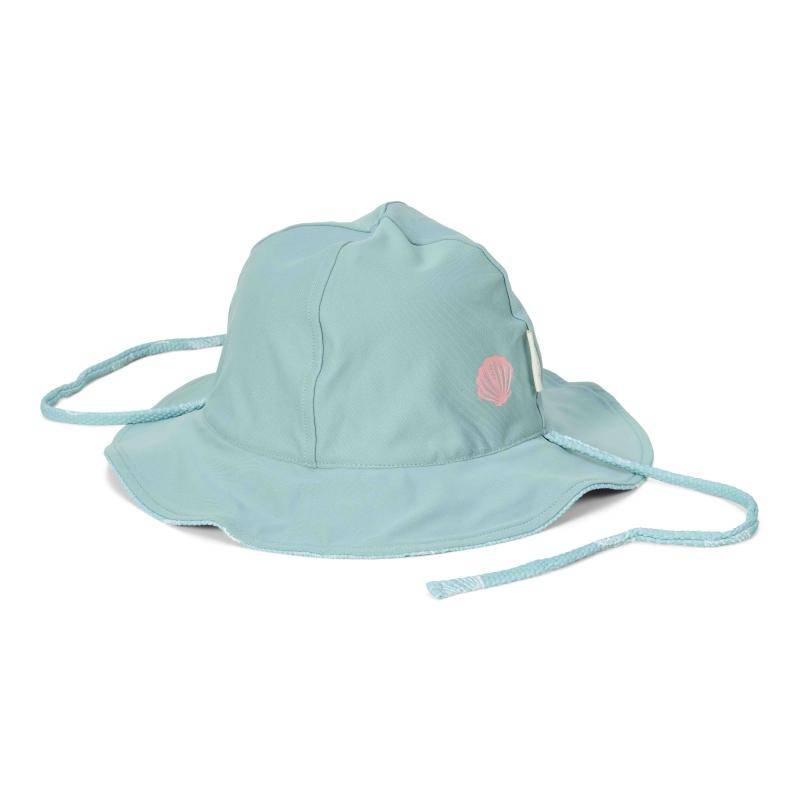 Reversible hat Ocean Treasures Surf Blue | Little Dutch