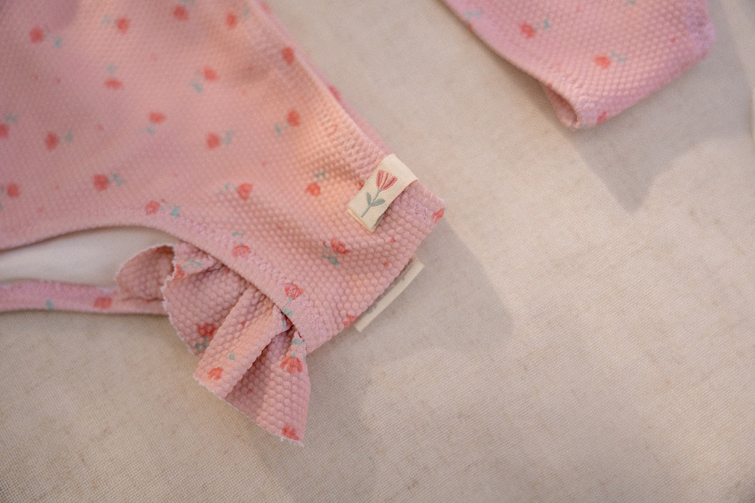 Bikini Sunny Flowers Blush | Little Dutch