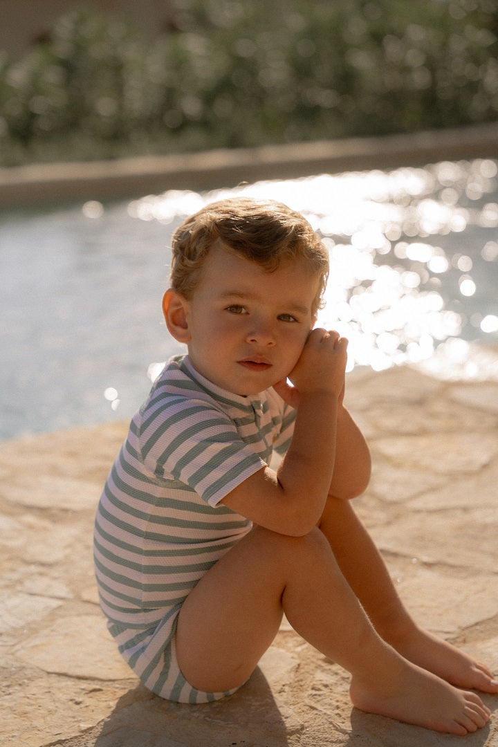 Swim diaper Stripes Surf Blue | Little Dutch