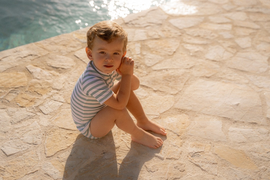 Swim diaper Stripes Surf Blue | Little Dutch