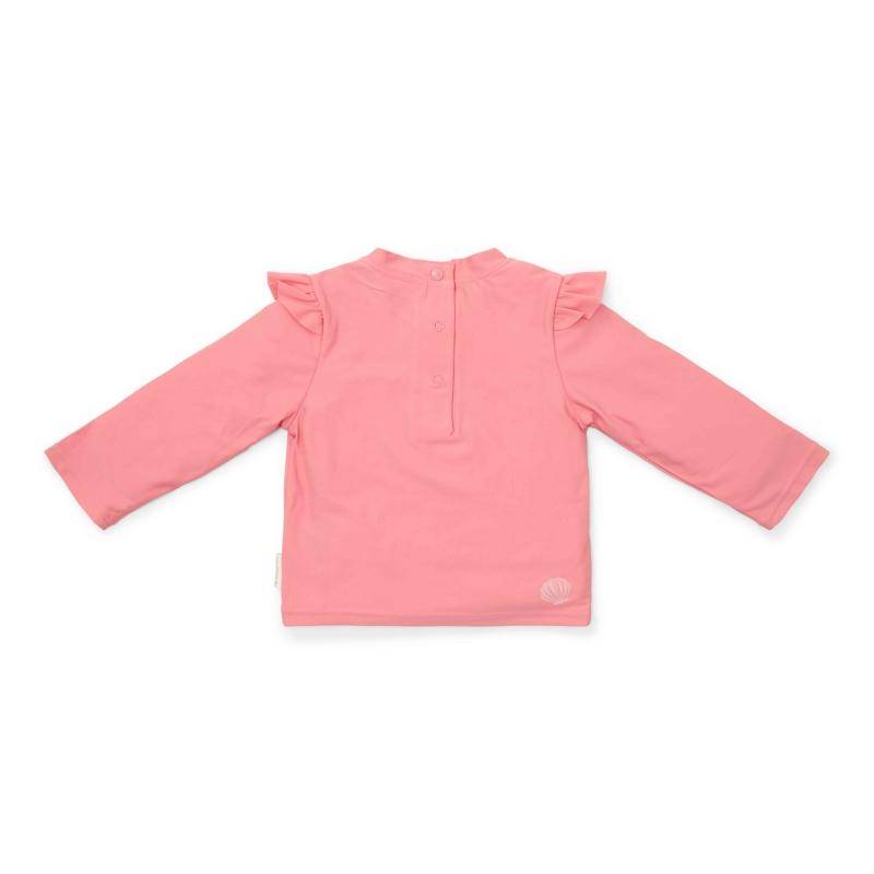 Long-sleeved swim shirt Ocean Treasures Rouge | Little Dutch