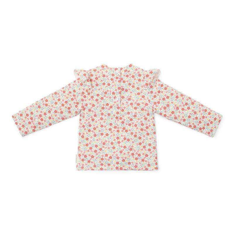 Long-sleeved swimming shirt Sunny Flowers Multi-colour | Little Dutch