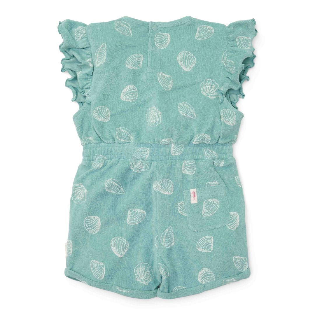 Playsuit Ocean Treasures Surf Blue | Little Dutch