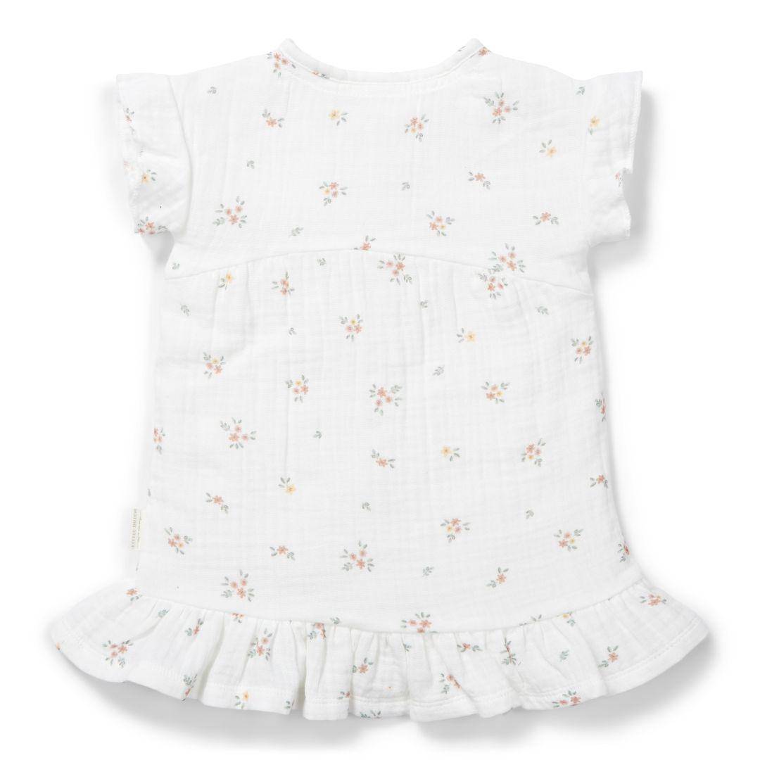Short-sleeved dress White Meadows 80 | Little Dutch