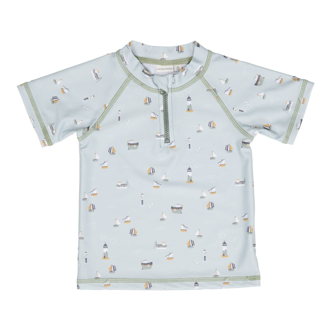 Swim shirt Sailors Bay Olive | Little Dutch