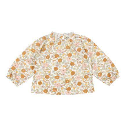 T-shirt long sleeves Vintage Little Flowers - 50/56 | Little Dutch