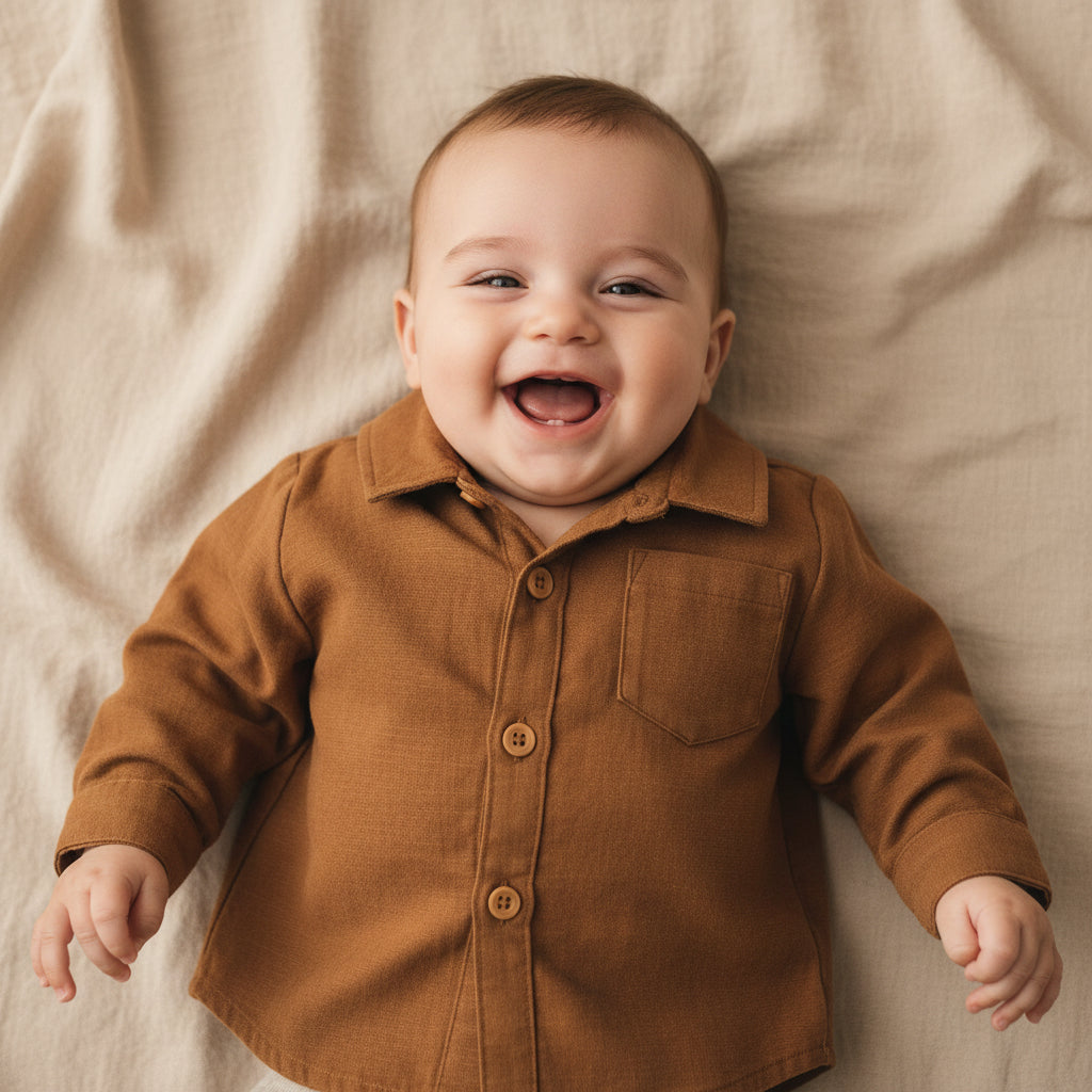 Brown Shirt | Little Dutch