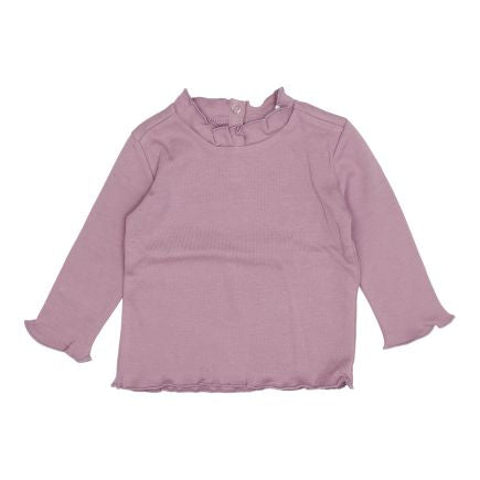 Long sleeve shirt vintage mauve | Little Dutch