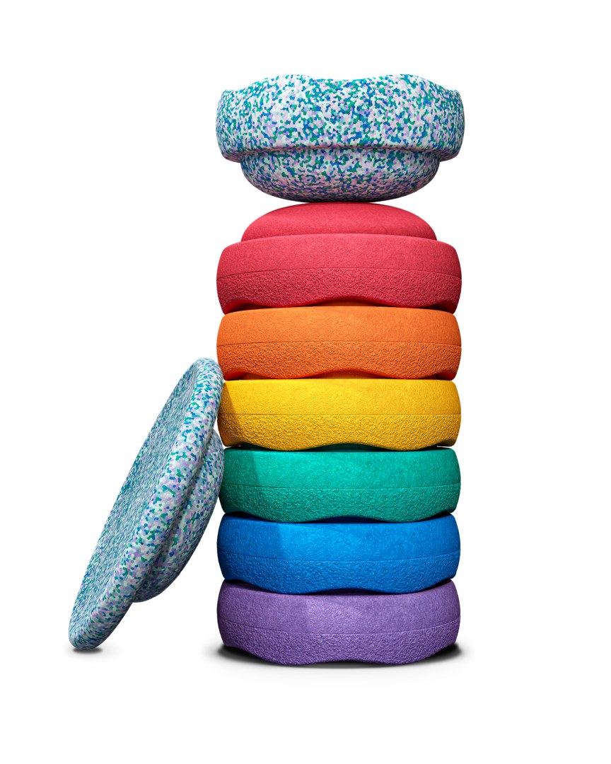 Free Balance Board + Winter Special Rainbow Set Complete Classic | stacking stone