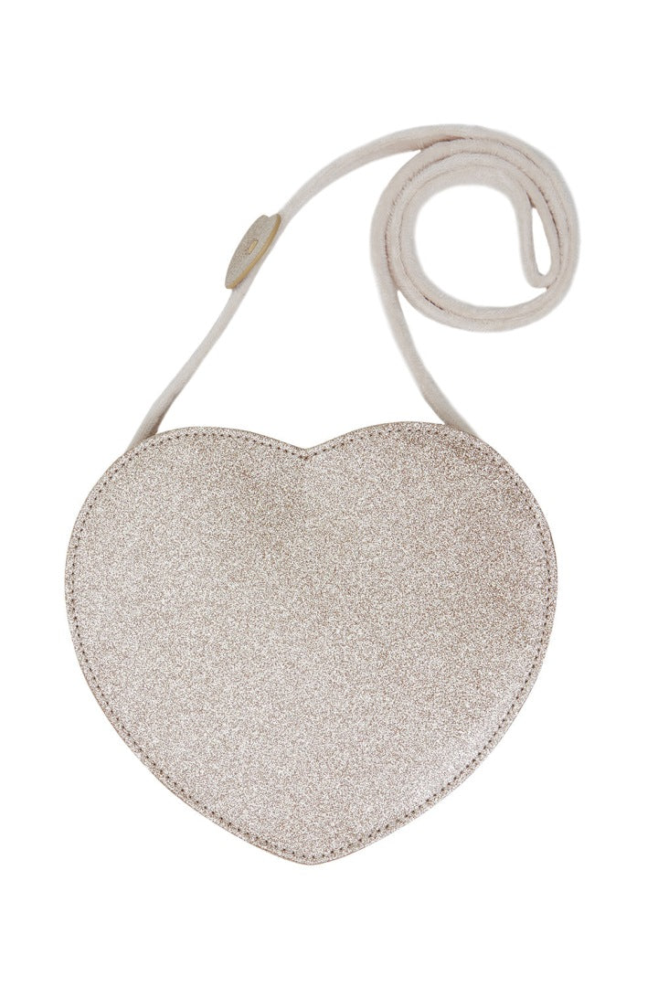 Children's shoulder bag 'Glitter Heart' | Leevje