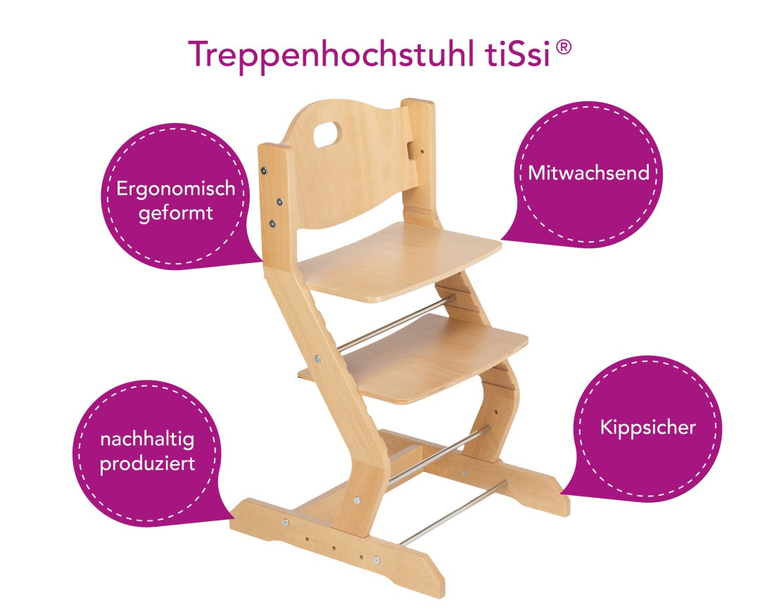High chair beech natural | tiSsi®