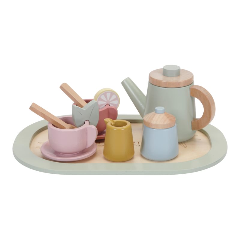 Wooden Tea Set, Multicolored