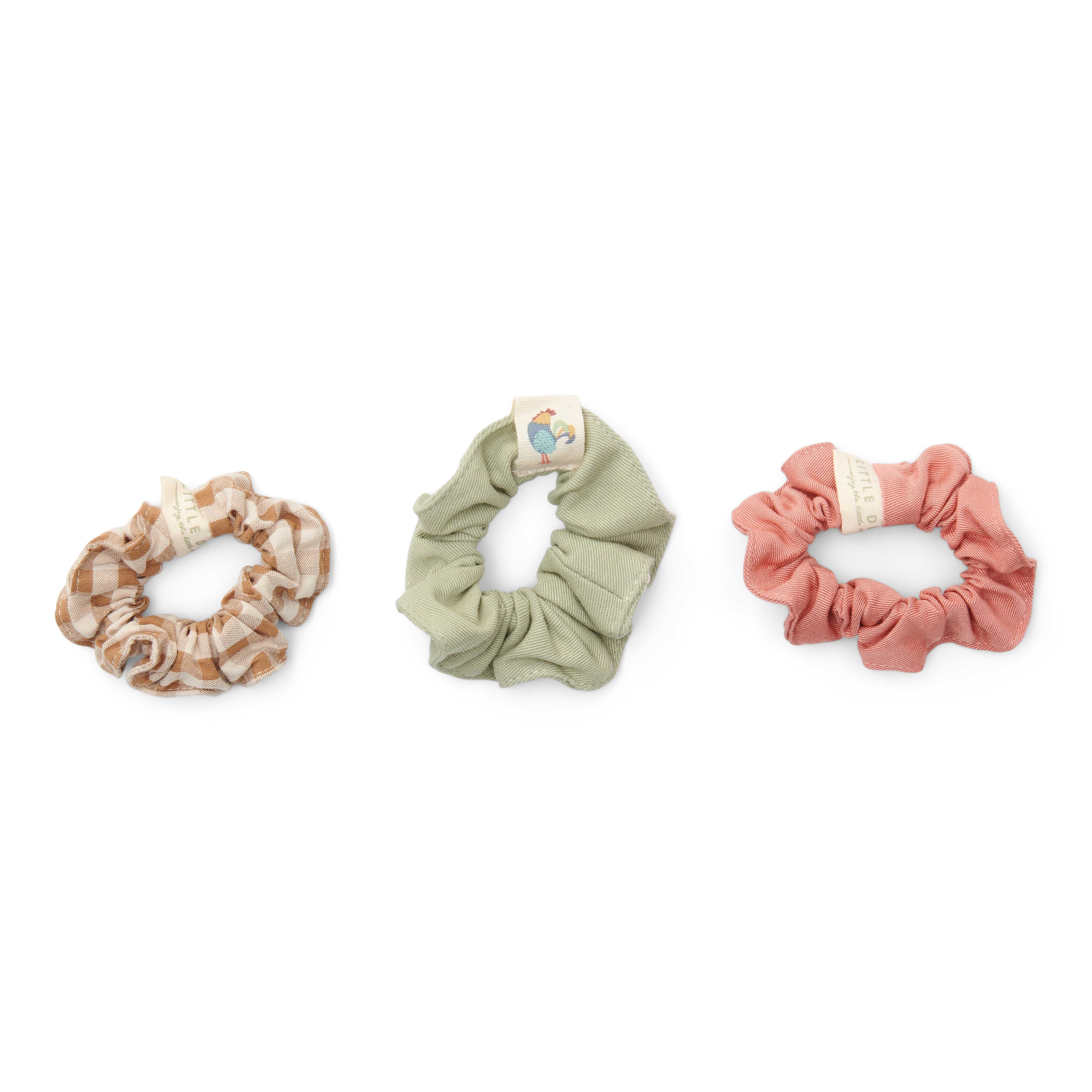 3-pack hair ties Multi - Little Farm | Little Dutch