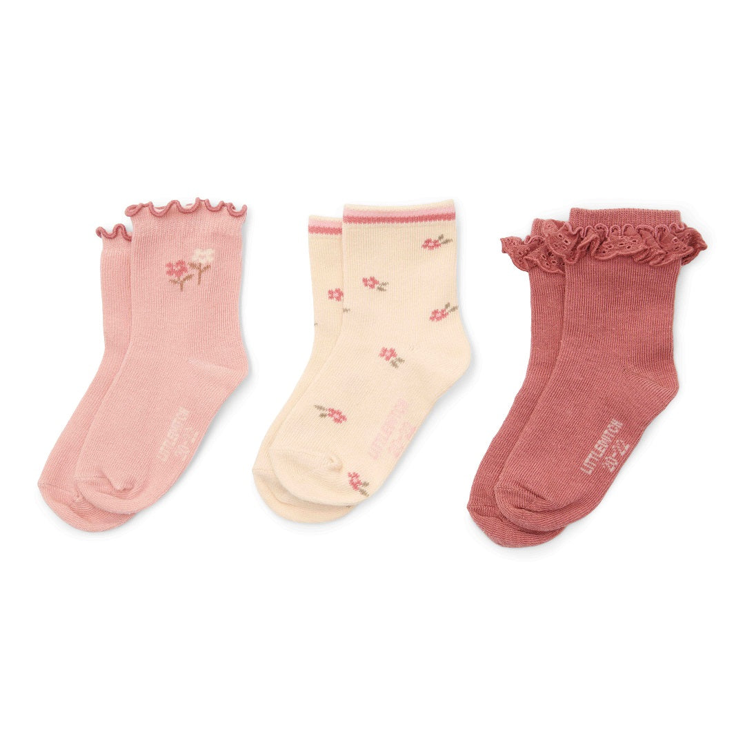 3-pack socks Multi - 20-22 = 1-2 years - Little Farm | Little Dutch