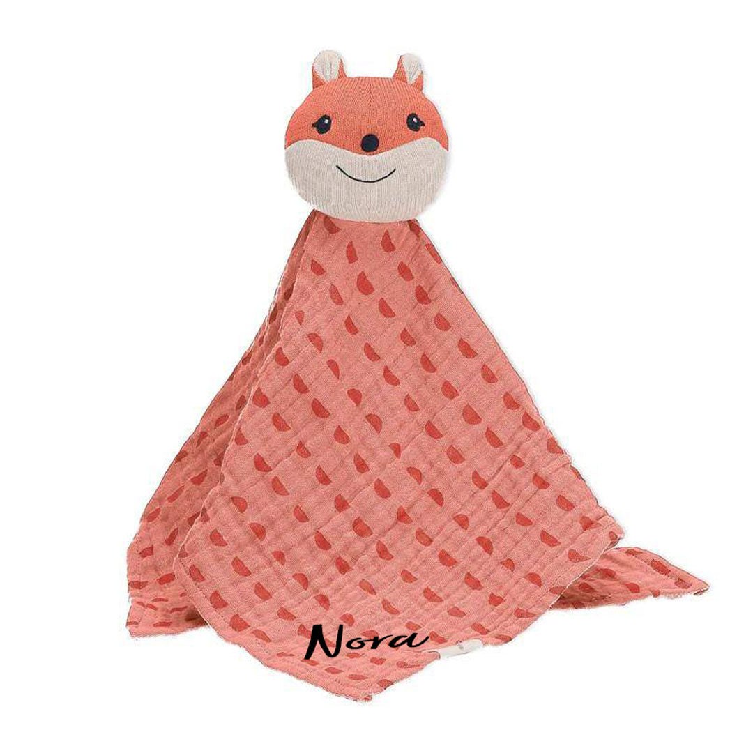 Squirrel Enna comforter, orange | Sterntaler