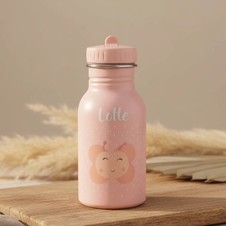 350ml Water Bottle - Butterfly Design | Trixie