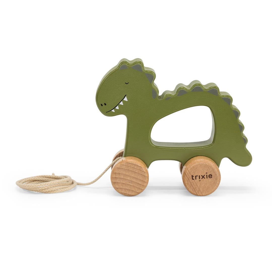 Wooden Pull Toy - Mr. Dino | Trixie