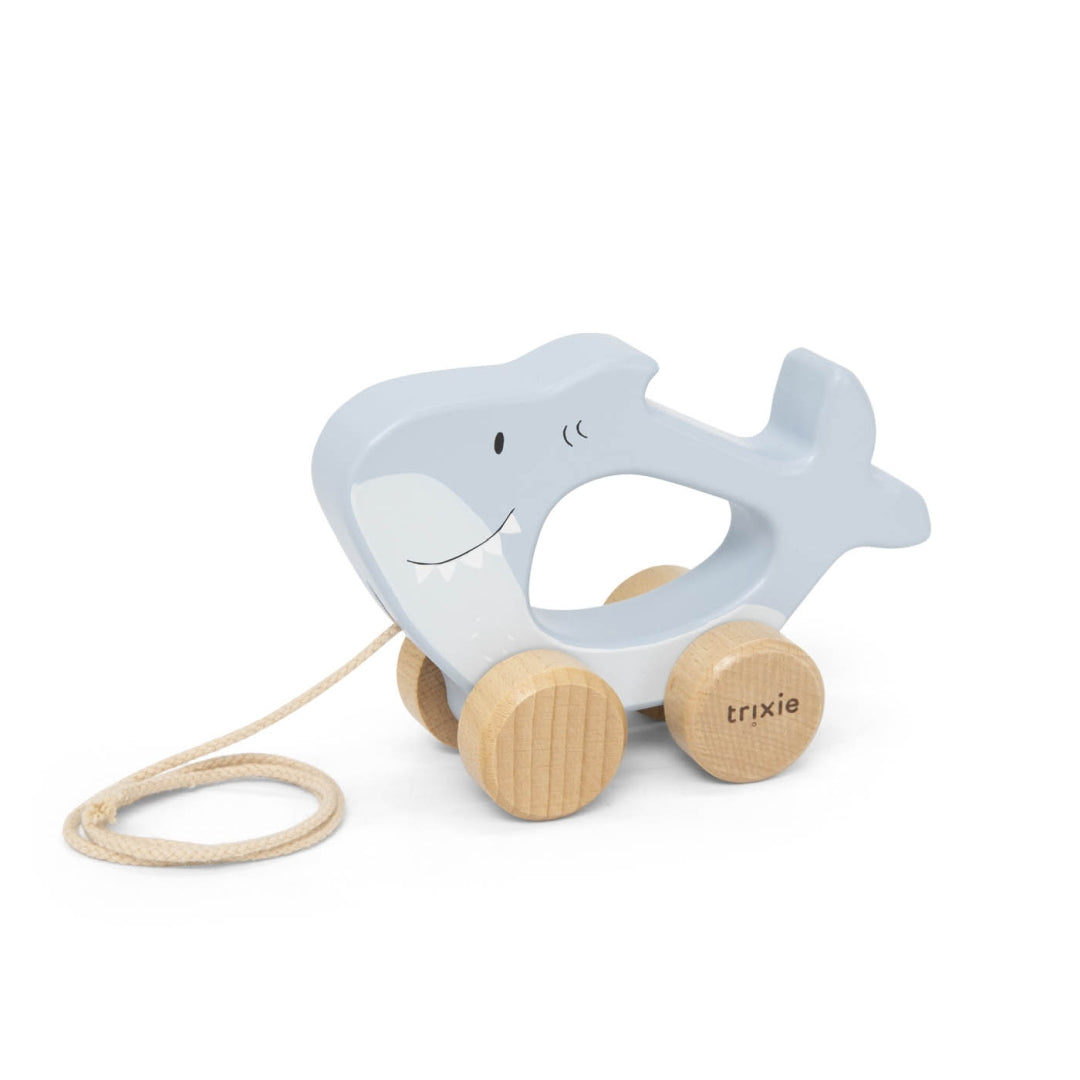 Wooden Pull Toy - Mr. Shark | Trixie