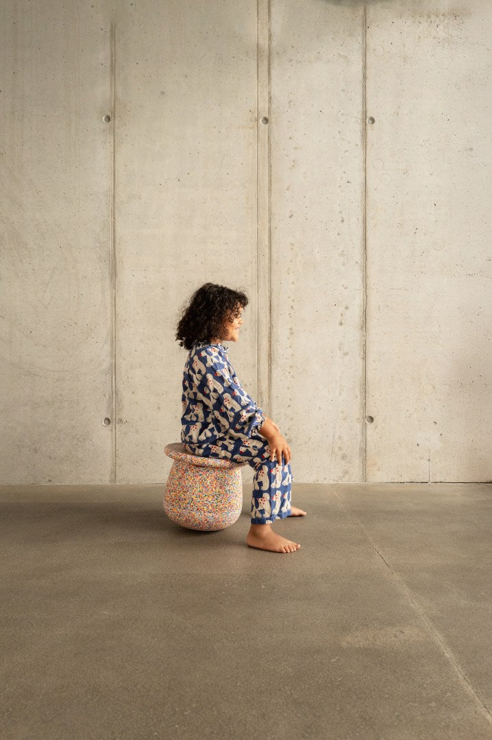 Dynamic small super confetti | stacking stone