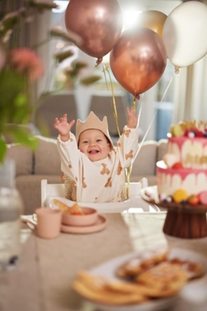 Birthday crown biscuit for 1st-5th birthdays made of cotton | Jollein