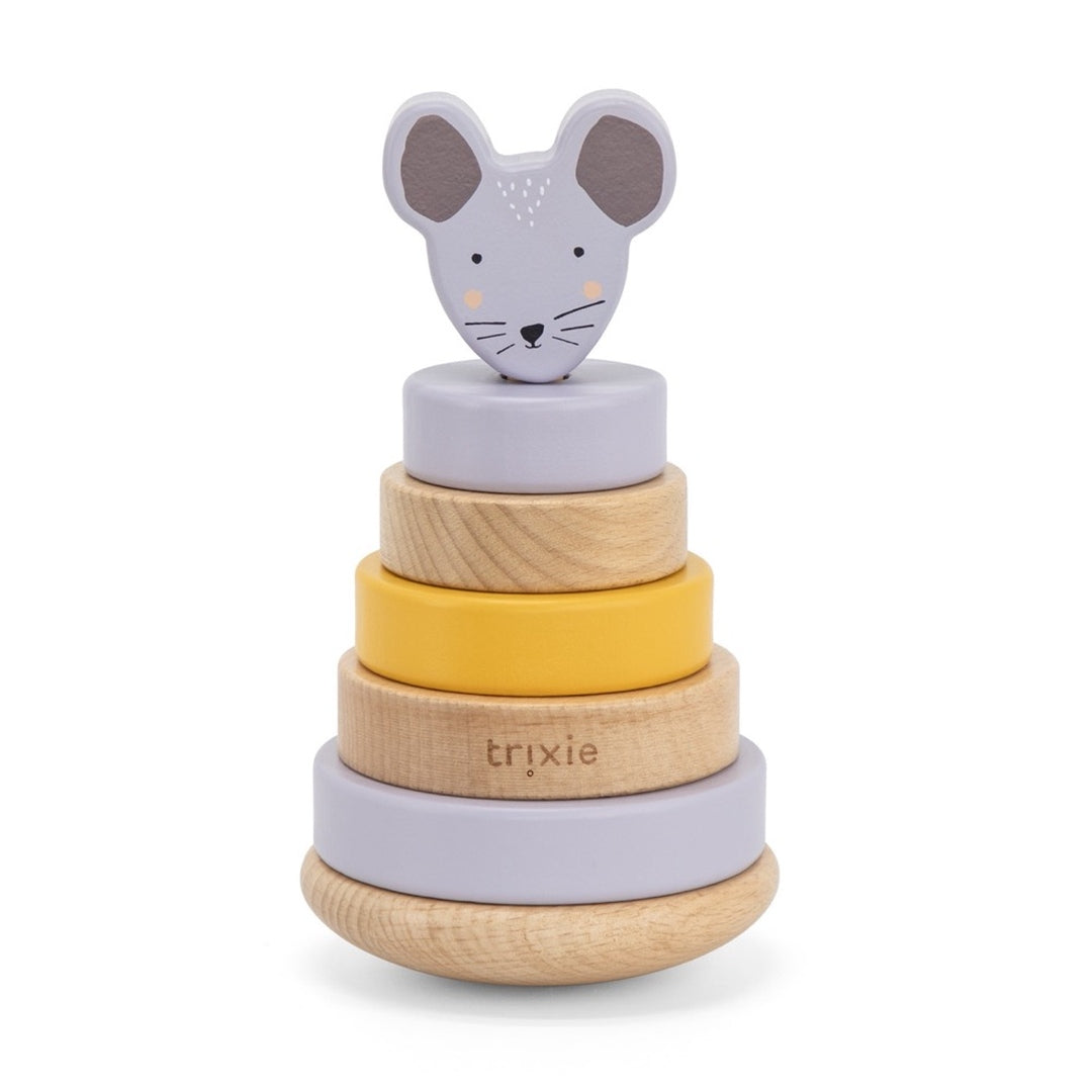 Wooden Stacking Tower - Mrs. Mouse - For Baptism | Trixie