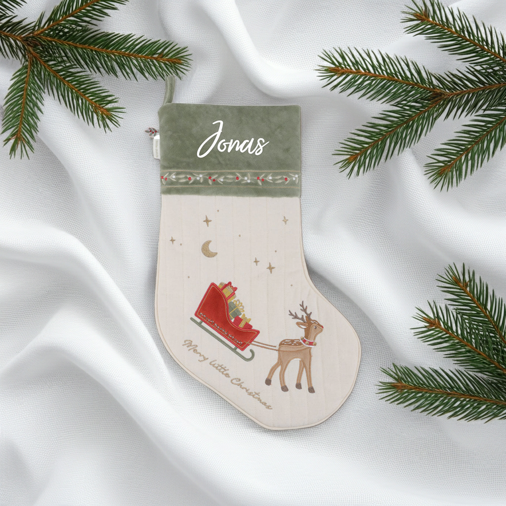 Christmas stocking Santa boot