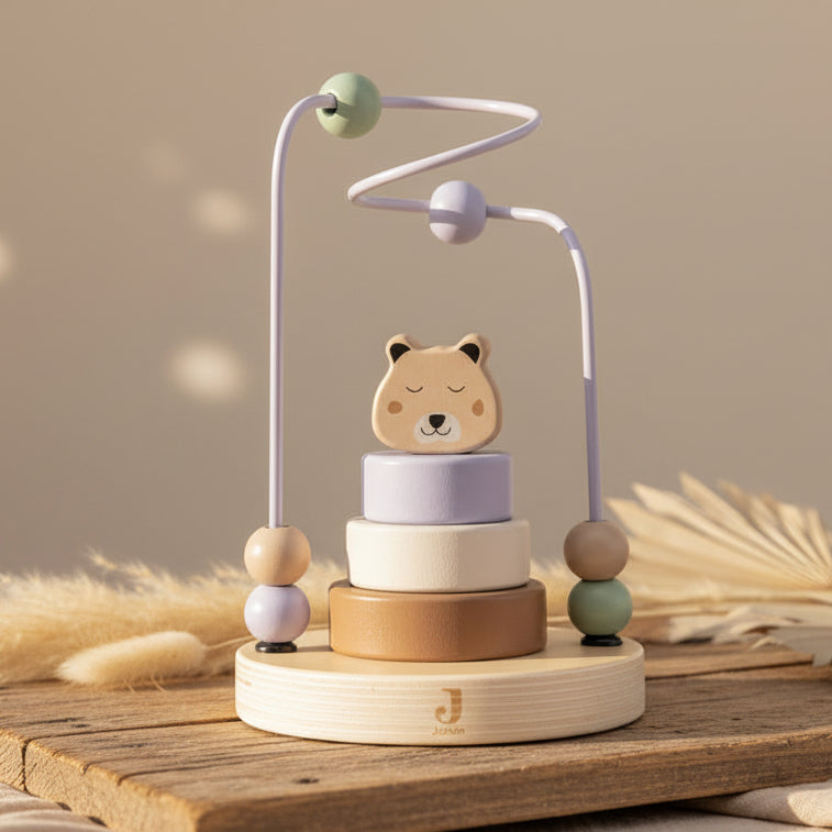 Cheetah Wooden Activity Spiral | Jollein