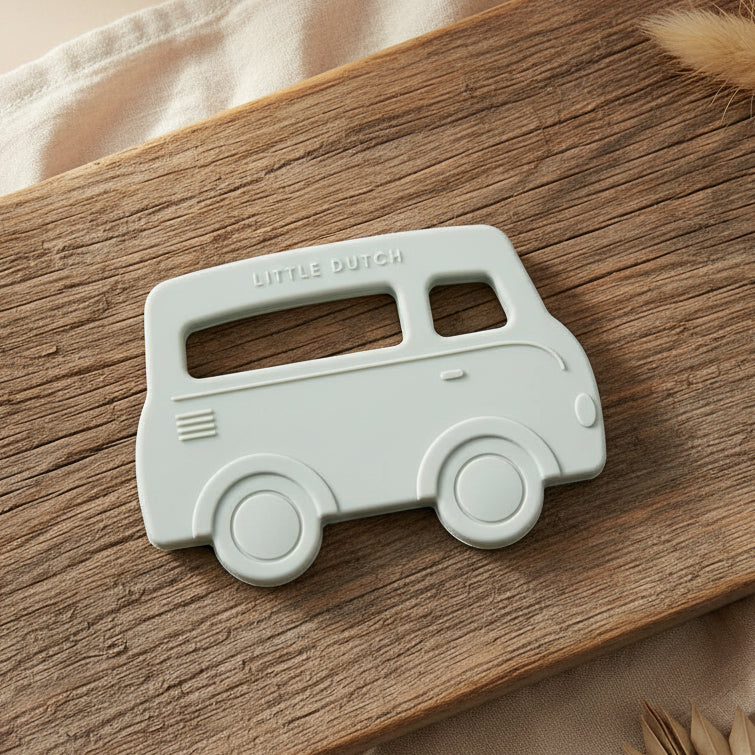 Teether silicone bus | Little Dutch