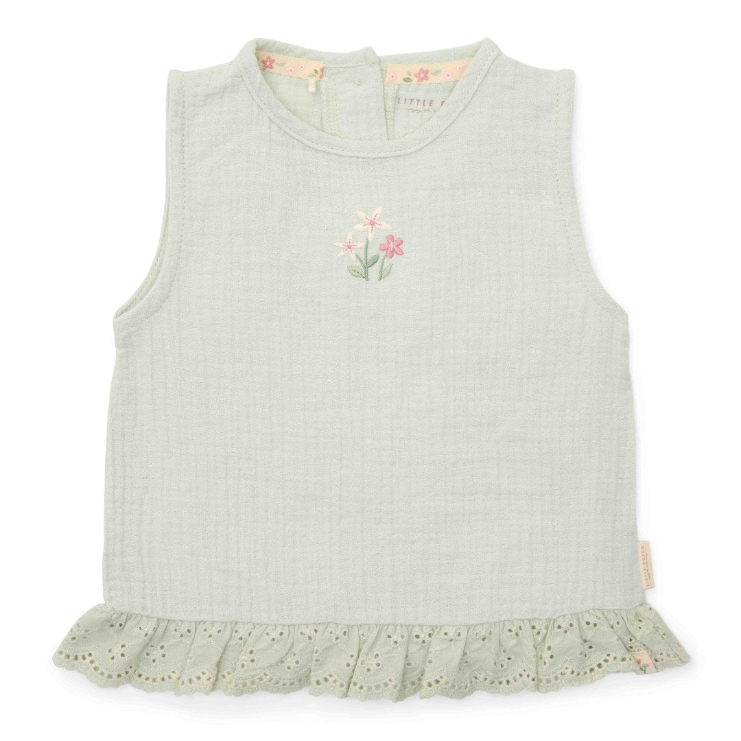 Blouse sleeveless Fairy Mint | Little Dutch
