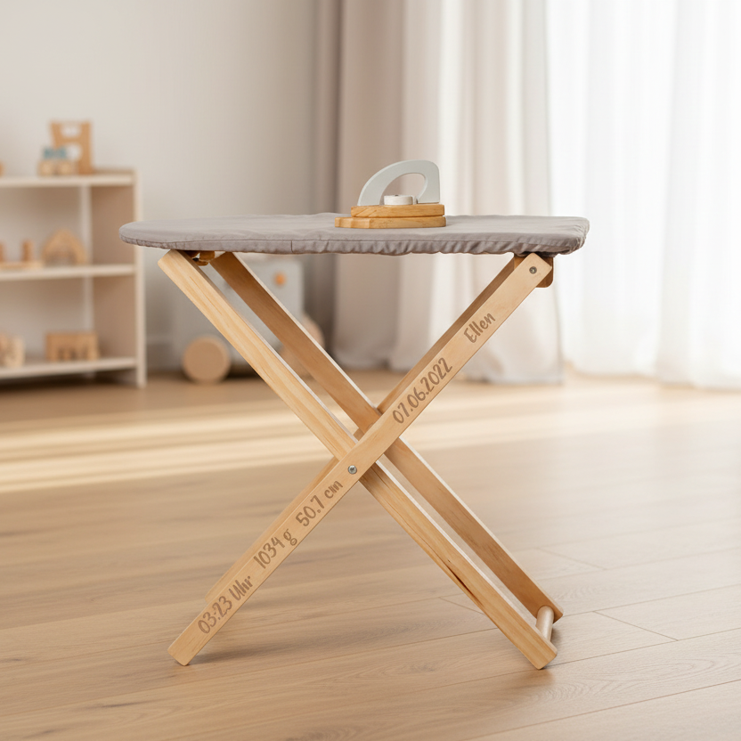 Ironing board and iron - wood | MaMaMeMo