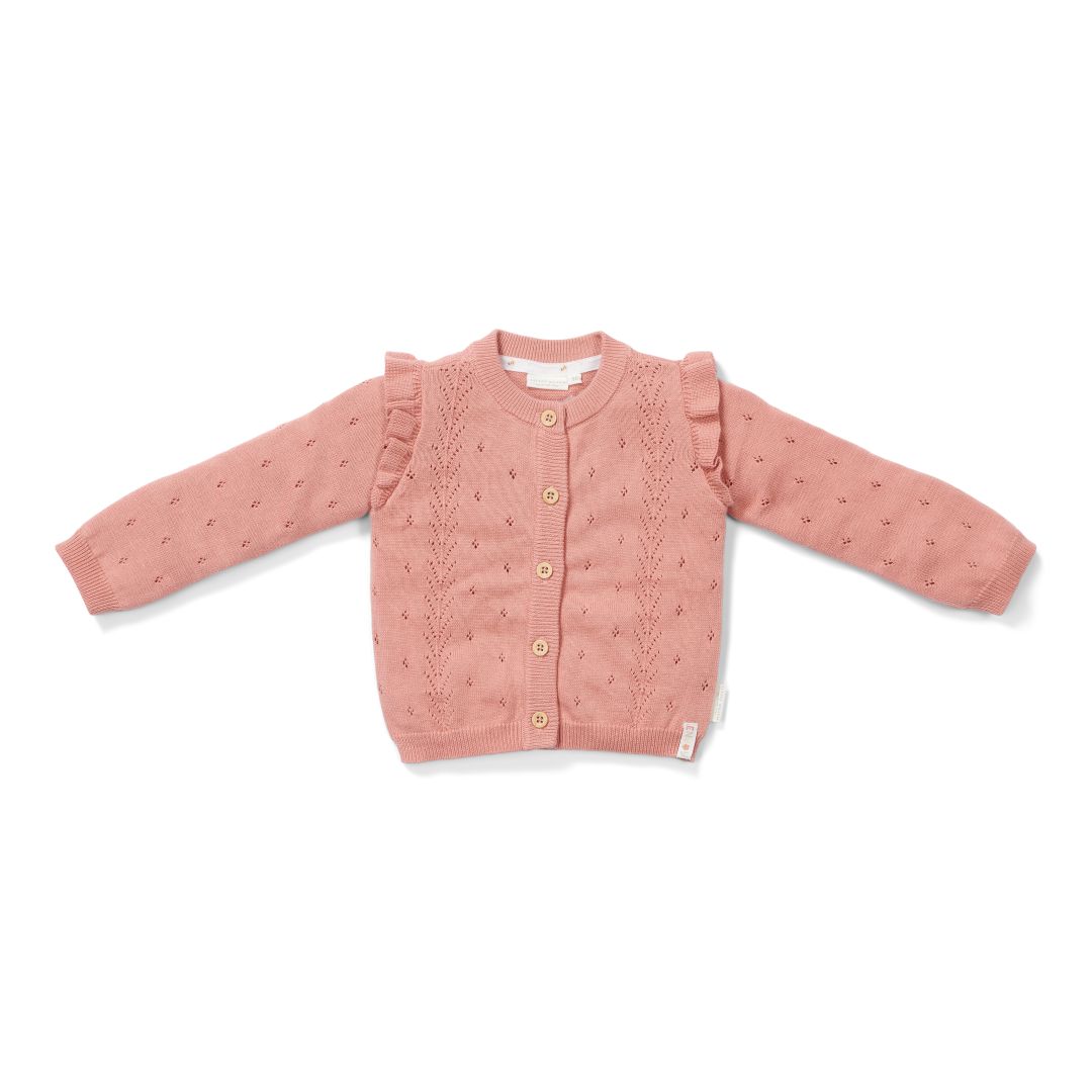 Rose Pink Cardigan | Little Dutch