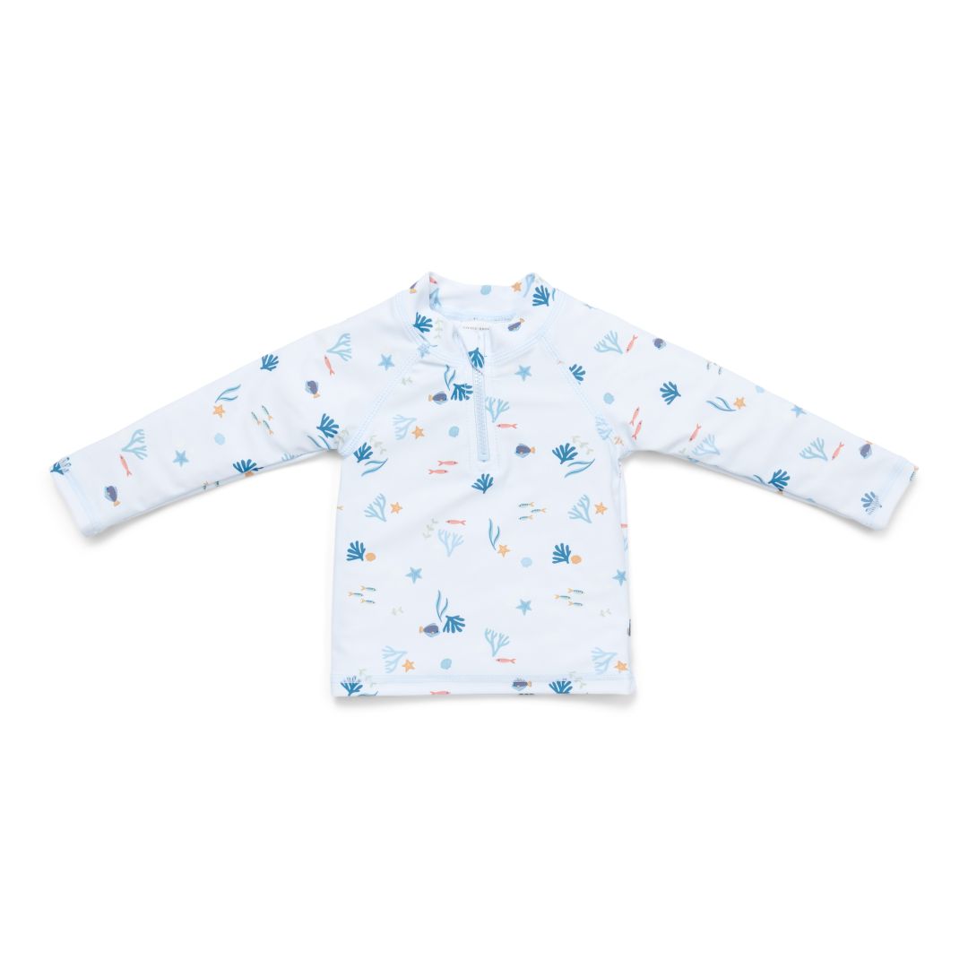 Long-sleeved bathing T-shirt Ocean Treasures | Little Dutch