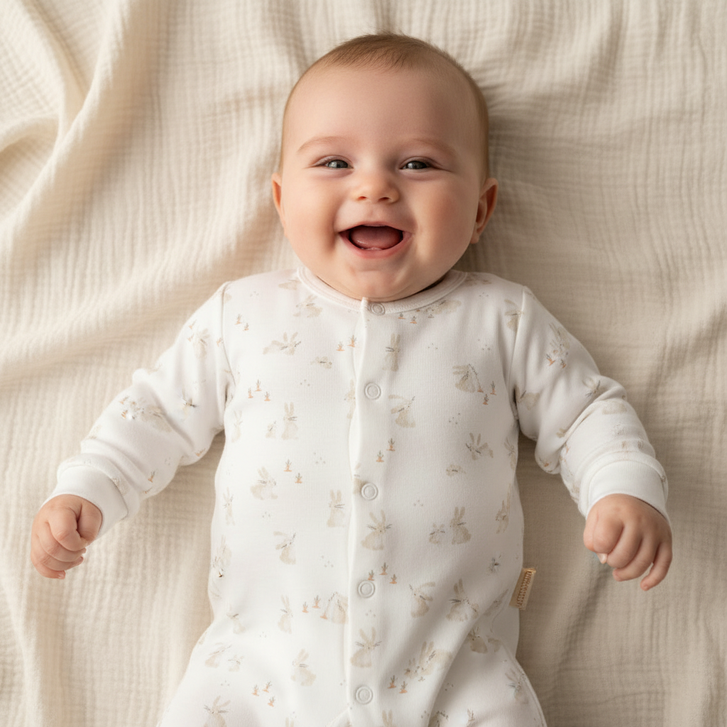 Baby Bunny Romper Size 44 | Little Dutch