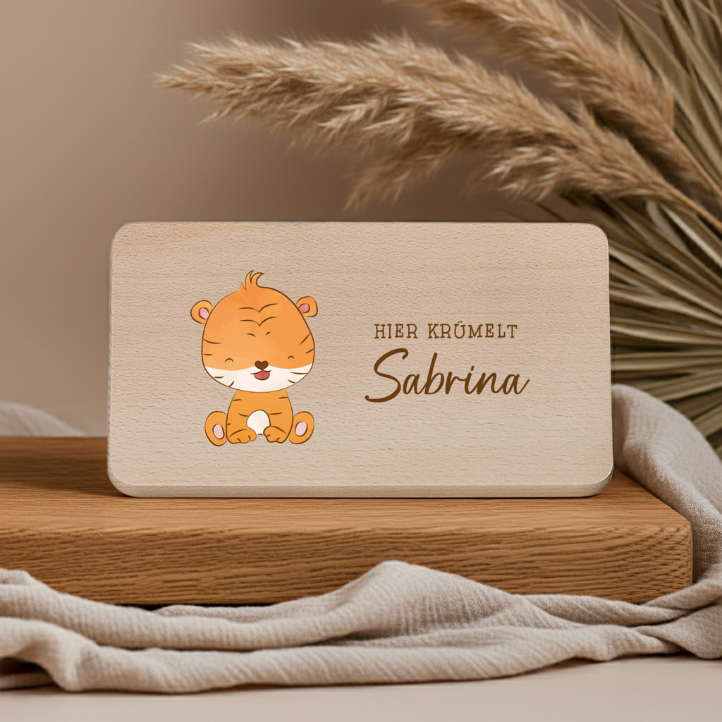 Personalized breakfast board with name - Size M | Schmatzepuffer®