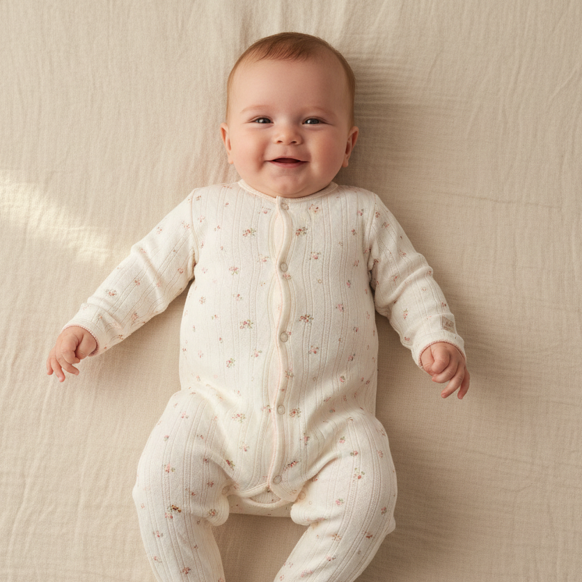 One-piece pajamas Fairy Blossom - Nightwear | Little Dutch