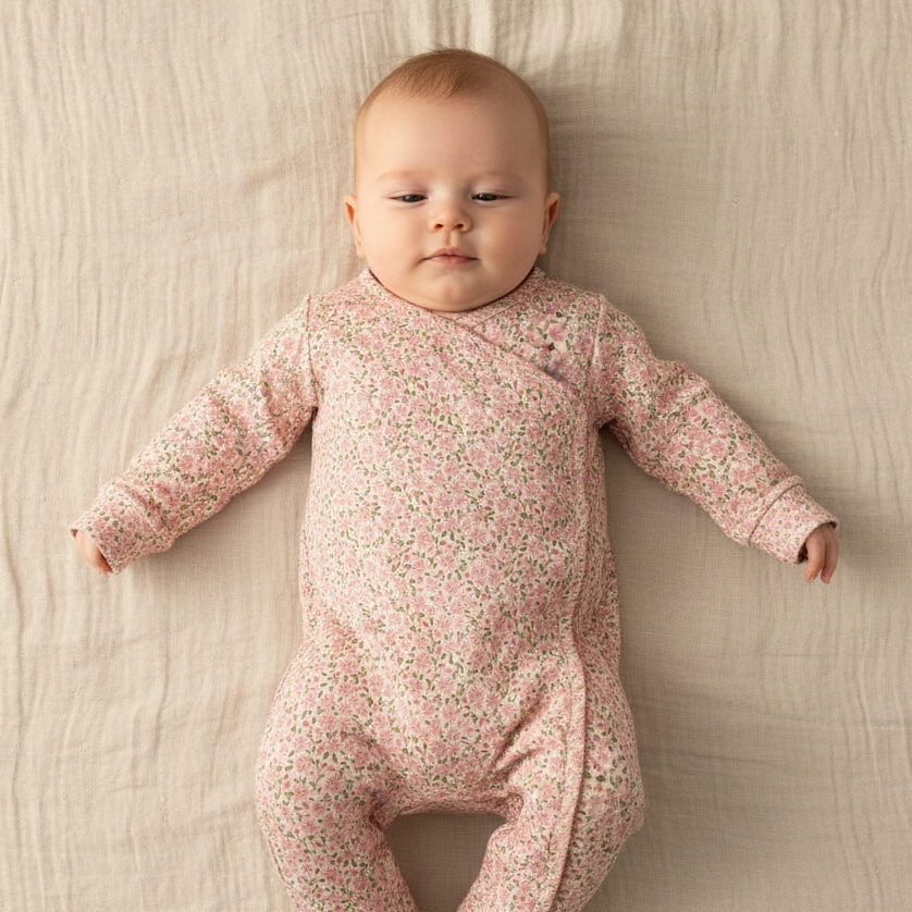 One-piece pajamas Fairy Floral - Nightwear | Little Dutch
