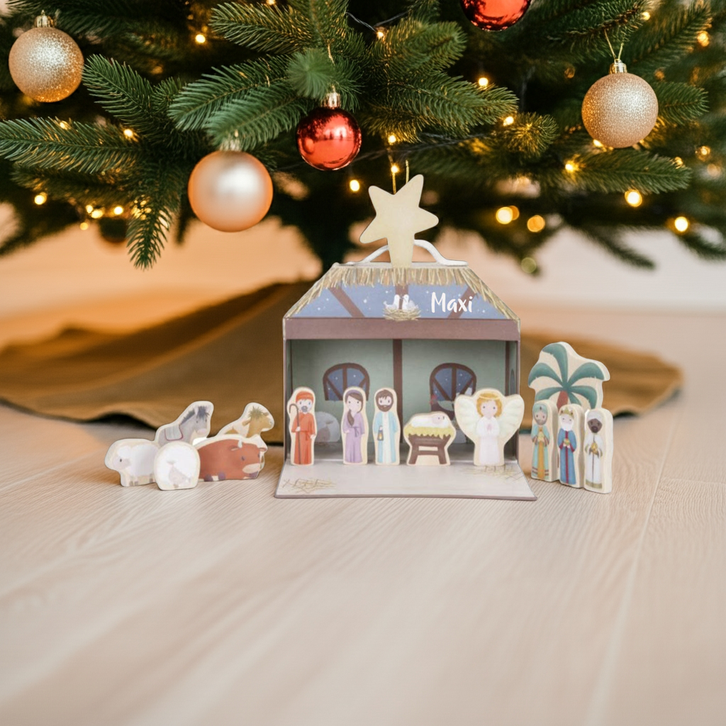 Weihnachtskrippe X-Mas Krippenspiel | Little Dutch