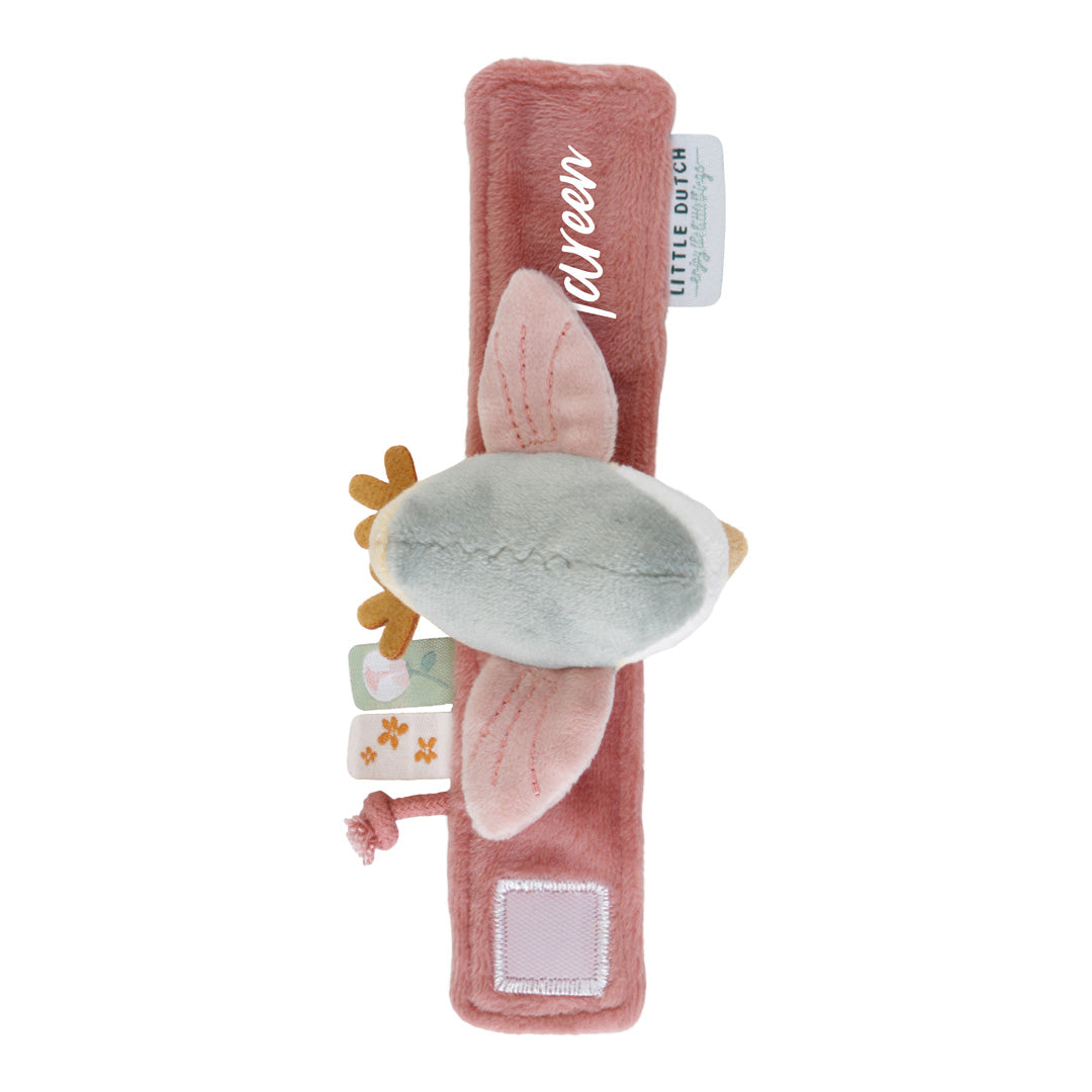 Wrist Rattle Bird Flowers &amp; Butterflies | Little Dutch