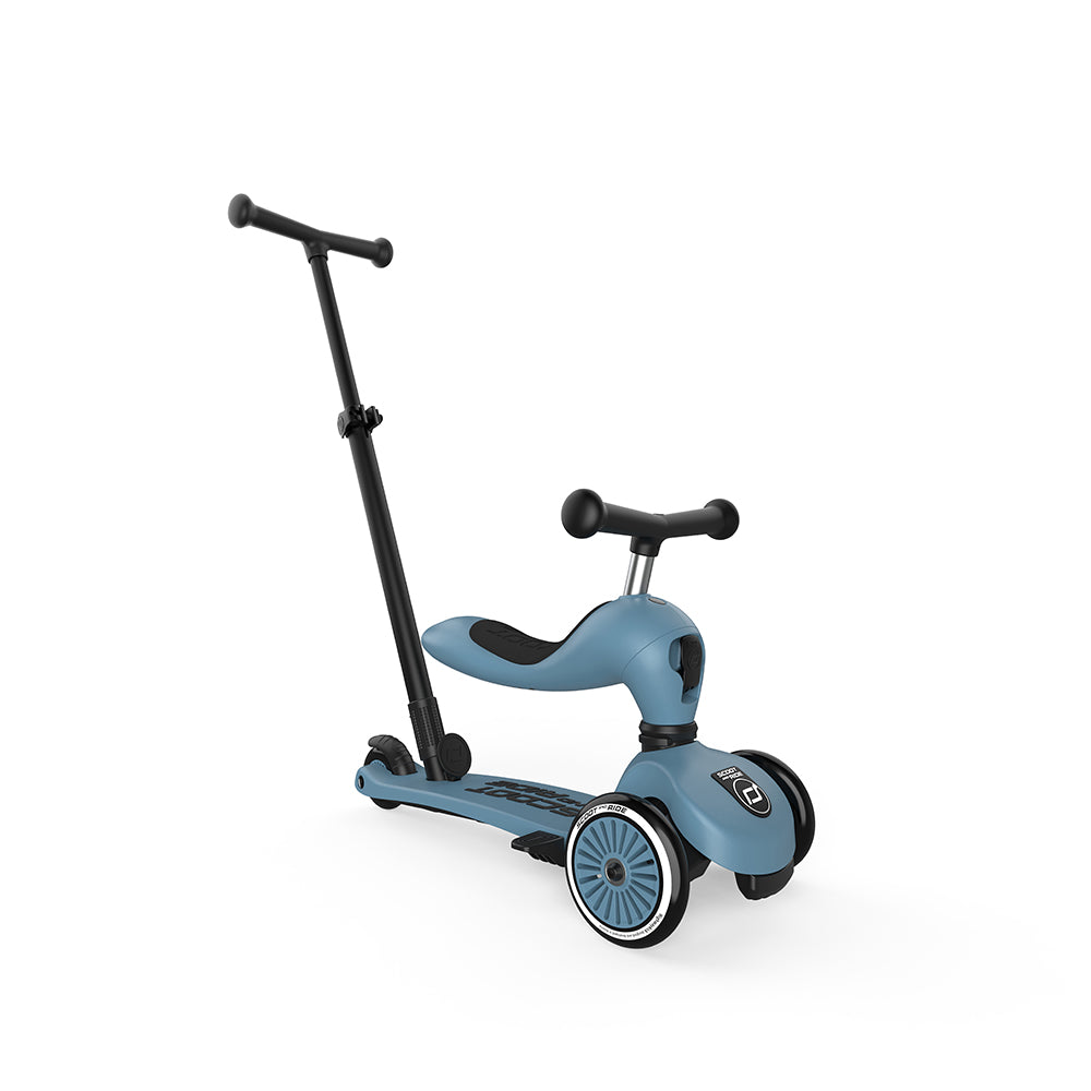 Highwaykick 1 Push &amp; Go steel | Scoot and ride