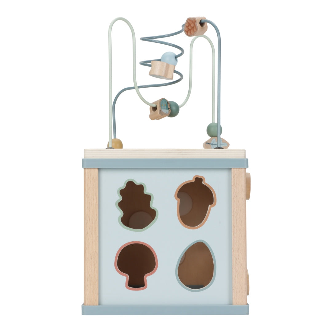 Motor skills cube Forest Friends "For the christening"