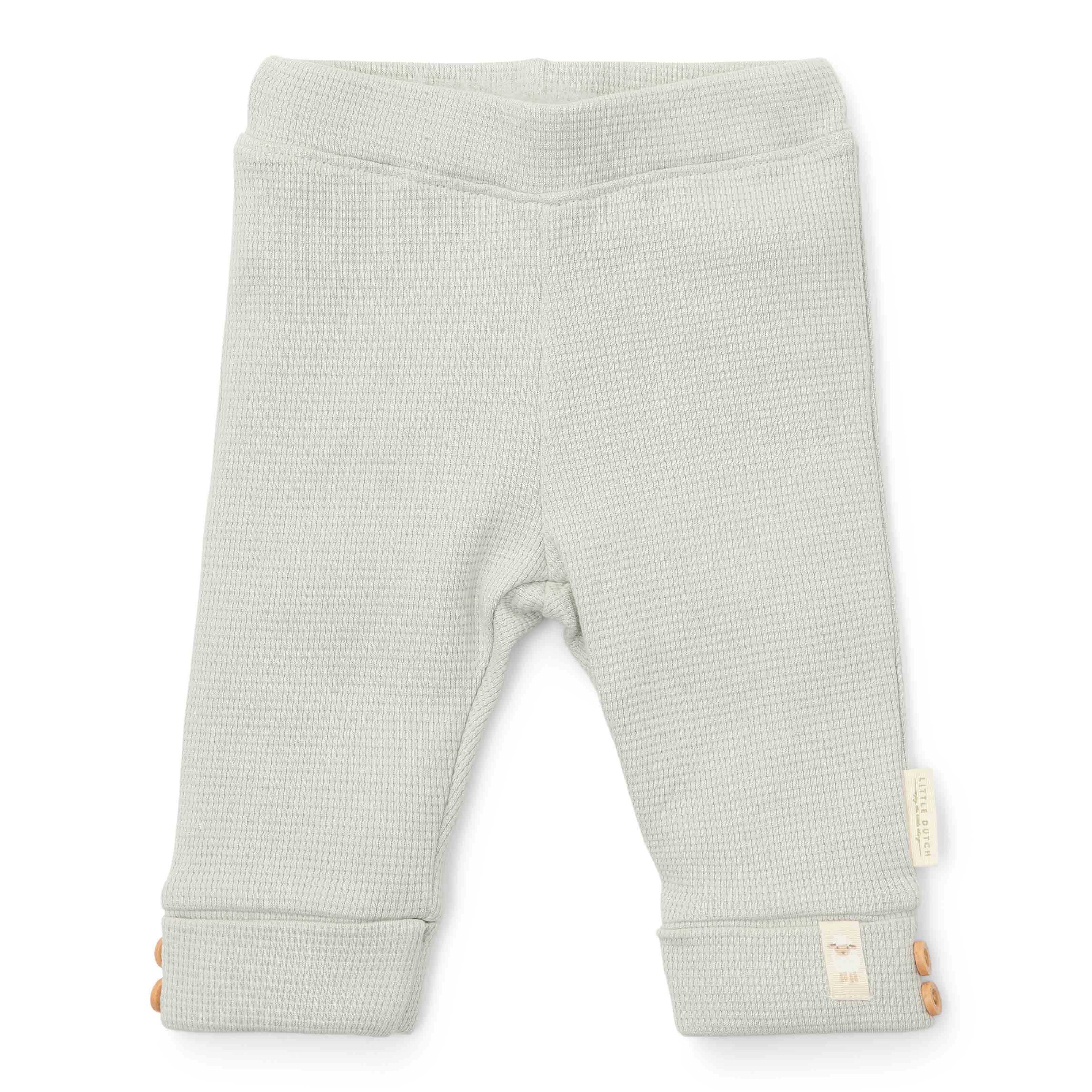 Pants Waffle Soft Green - Little Farm | Little Dutch