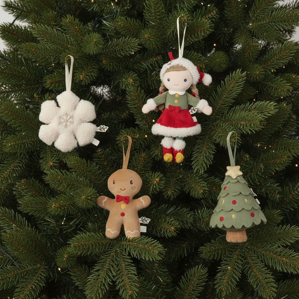 Christmas Tree Ornament Set Pink GRS